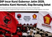 PDIP Bidik Kursi Gubernur Jatim 2029, Gerindra Pilih Hormati dan Siap Hadapi Persaingan