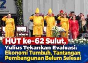 HUT ke-62 Sulut, Yulius Tekankan Evaluasi: Ekonomi Tumbuh, Tantangan Pembangunan Belum Selesai