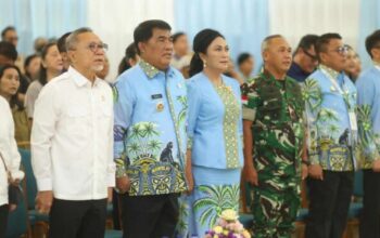 Gubernur Yulius Pastikan Bantuan Pangan Tersalurkan, Stok Beras Sulut Aman 34.602 Ton