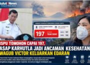 ISPU Tomohon Tembus 197, Wagub Victor Imbau Warga Sulut Waspadai Asap Karhutla dan Gunakan Masker