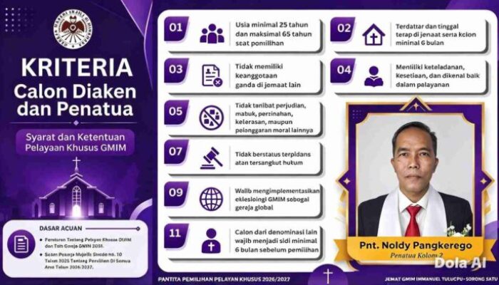 Noldy Pangkerego: Melayani dengan Hati, Tulus, Hadir untuk Memberi Pelayanan